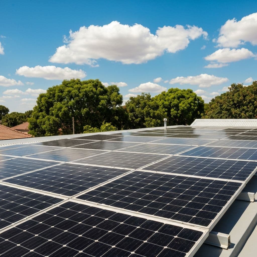 Solar panel installation